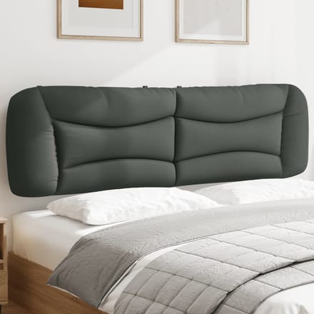 vidaXL - Hoofdbordkussen - "Hvar" - 180 - cm - stof - donkergrijs
