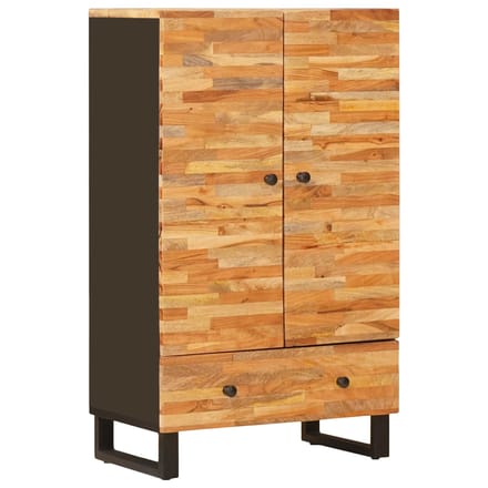vidaXL - Opberg - Highboard - Bruin - 60 - x - 33 - x - 100 - cm - Massief - Mango - Hout