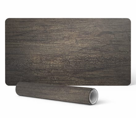 Elegante decoratieve bureauonderlegger met houtnerfstructuur, 100x50 cm