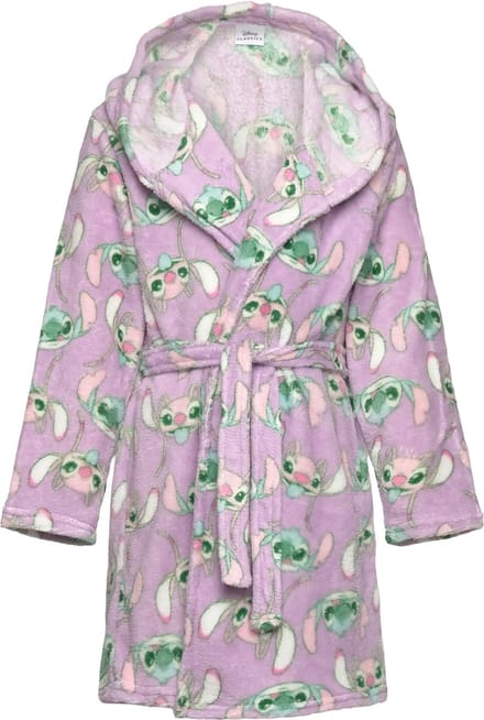 Disney Lilo en Stitch - Badjas - Maat 98 - Paars - Ochtendjas