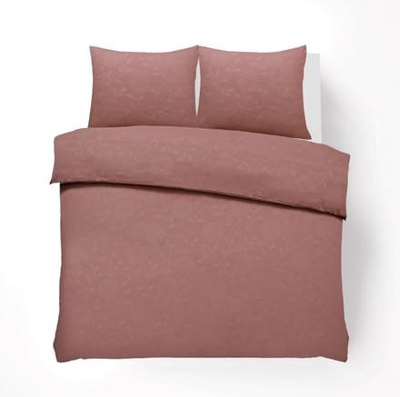 Husch Dekbedovertrek - Embossed Flower - 200x200/220 - Roze