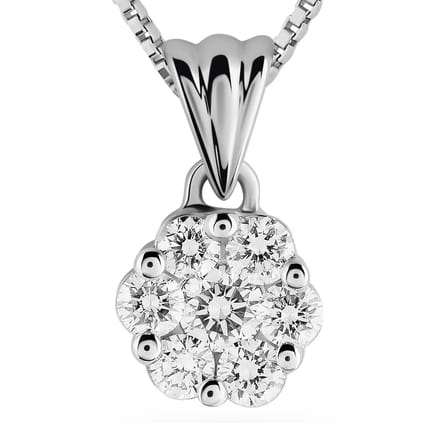 Orphelia HD-4211 - Hanger - 18 Karaat Witgoud / Diamant 0.35 ct