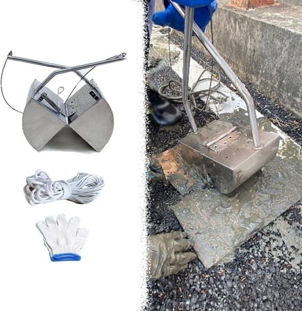 Slib Sampler - Bodem Modder Kit - Water Kwaliteit Testen - 304 Roestvrij Staal - 3L 5L Capaciteit - Zilver