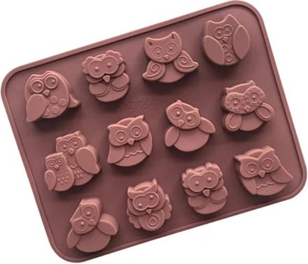 Actie4you® - Chocoladevorm - Uil - Uiltjes - Siliconen vorm voor chocolade - ijsblokjes