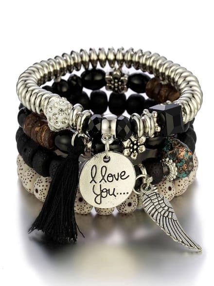 Dames kralenarmbanden set