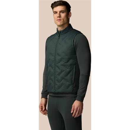 Heren Flex Hybride Gilet - Donkergroen