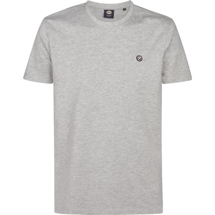Petrol Industries T-Shirts Heren - Ronde Hals - Korte Mouwen - 100% Katoen - Met Logo - Basis Shirt - Herenkleding - Zwart - Maat S