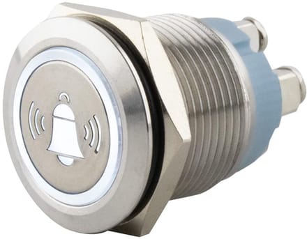 Ronde Drukknoppen RVS met Witte LED Verlichting voor Buitengebruik