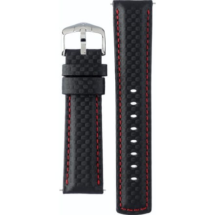 Hirsch 02592052-2-22 Carbon Horlogeband