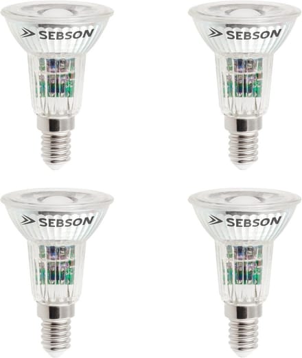 E14 LED Lamp 5W Warm Wit - Vervangt 50W - Set van 4