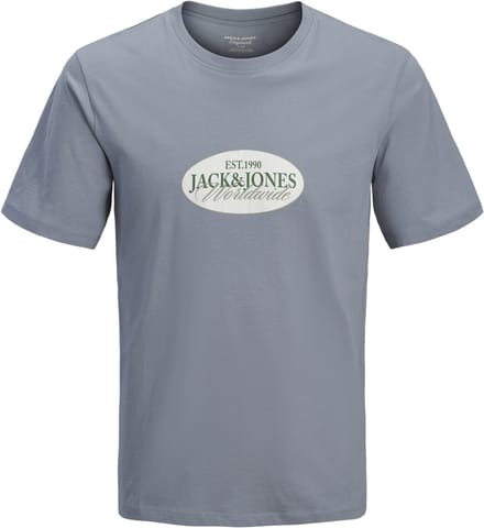 JACK&JONES PLUS - JORCATSKILLS FRONT TEE SS CN FST PLS - Heren - T-shirts