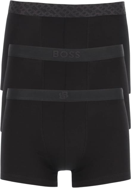 HUGO BOSS ONE trunks (3-pack) - heren boxers kort - zwart