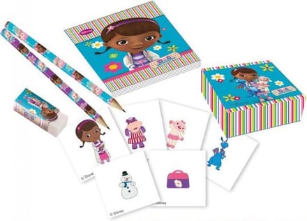 Procos Schrijfset Doc Mcstuffins Junior Blauw 16-delig