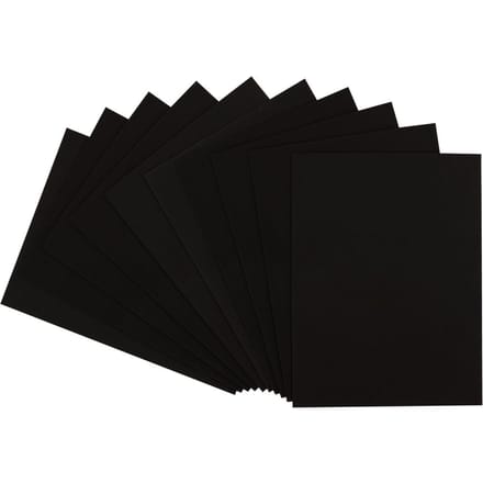 VBS Foam rubber, 2 mm, 10 stuks - Zwart