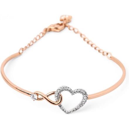 Swarovski 5518869 Hyperbola Hart Oneindigheid Armband Medium Armband 5518869 beige