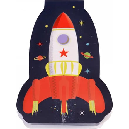 Raket-notitieblokstickers voor kinderen Rex London