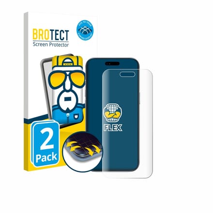 BROTECT - Screenprotector voor Apple iPhone Air - Folie Beschermfolie transparant volledig dekking - 2 Stuks