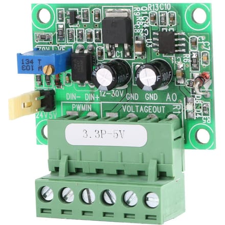 3.3V PWM-signaal naar 05V spanningsomzetter DA DigitaalAnaloog PLC-module