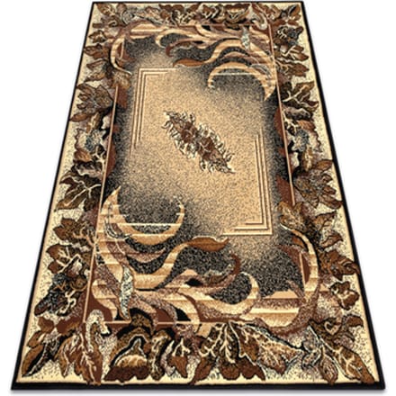 Kleden Rugsx Tapijt BCF Morad LIŚĆ Bladeren Agawa Klassiek 60x110 cm