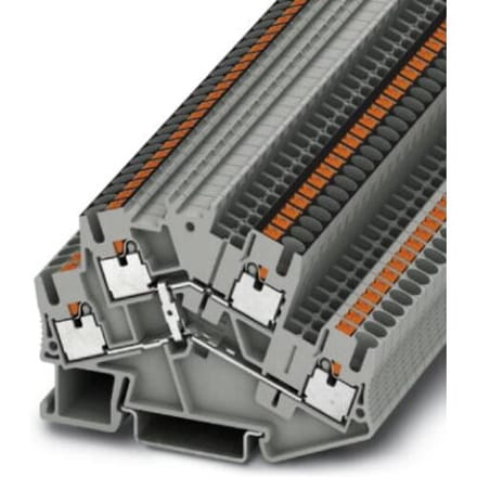 Phoenix Contact 3210211 Klem 2-etages 5.2 mm Snelaansluiting Grijs 50 stuk(s)