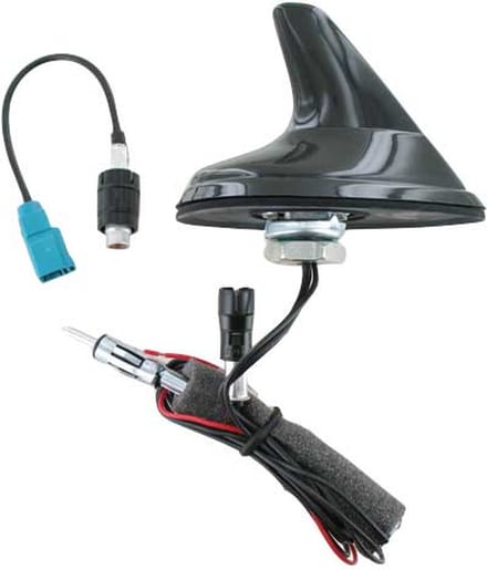 Shark antenne glossy zwart
