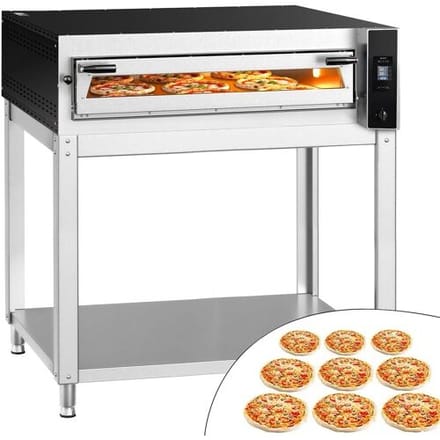 GGM Gastro Elektro Pizzaofen - 9x 35cm (Breit) - Digital - inkl. Untergestell