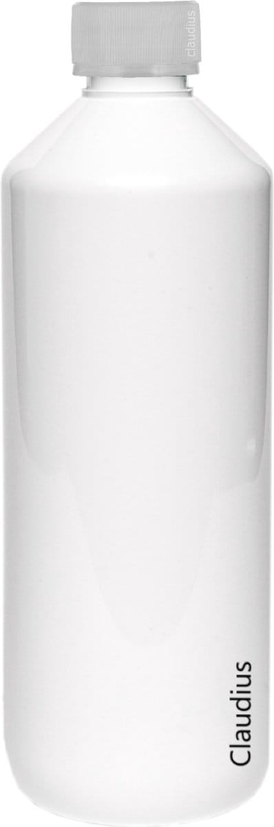 Lege Plastic Fles 500 ml Wit - met verzegeldop - set van 10 stuks - navulbaar - leeg