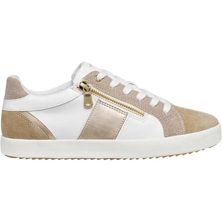 GEOX BLOMIEE DAMES Sneakers - WIT/MELKWIT - Maat 39
