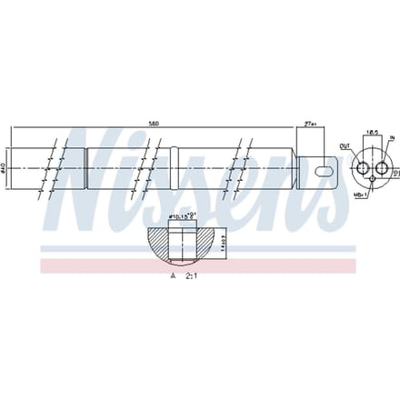 Droger, airconditioningsysteem NISSENS 95531