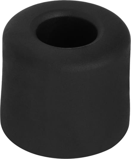 Deltafix Deurbuffer - deurstopper - zwart - rubber - 30 x 25 mm - schroefbevestiging