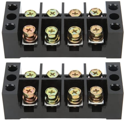 600V 60A Terminal Strip Blok met 3 Groottes en 4 Posities voor Aardeverbinding en Elektrische Installaties