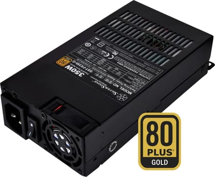 SilverStone TFX Series FX350-G Voeding - 350 Watt - 40 mm - ATX 2.4 - 80 Plus 80 PLUS Gold