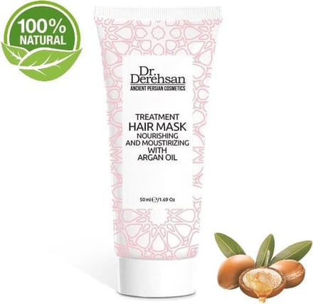 Arganolie Haarmasker Hydraterende En Voedende Werking  Met Vitamine A, E & C - 100% Natuurlijk Gecertificeerd - 200ml