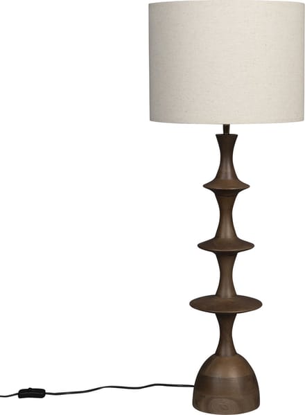 Dutchbone Cath Tafellamp Hout Bruin