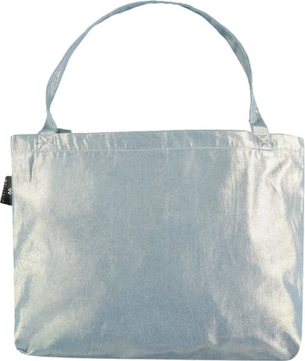 Wallabag - Tote Bag - Luiertas - Shopper - Mom Bag Metallic Denim Gold Blue