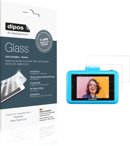 dipos – 2x Pantserfolie geschikt voor Polaroid Snap Touch 2.0 | 9H Screenprotector