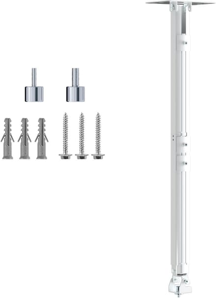 Projector Plafondbeugel - Houders Beamer - Thuisbioscoop Creëren - 3-in-1 Installatie - Tot 125cm - Wit