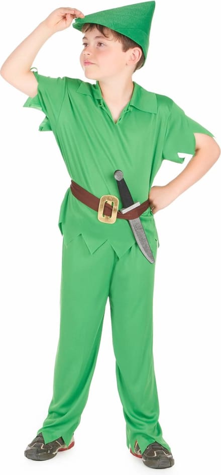 Vegaoo - Lichtgroen Robin hood pak voor jongens
