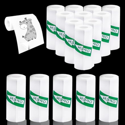 Thermisch Printer Papier 15 Rollen 57 x 25mm voor Mini Sticker Printer en Camera voor Kinderen