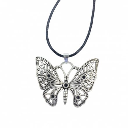Ketting zilverkleur vlinder verstelbaar - Charme Bijoux