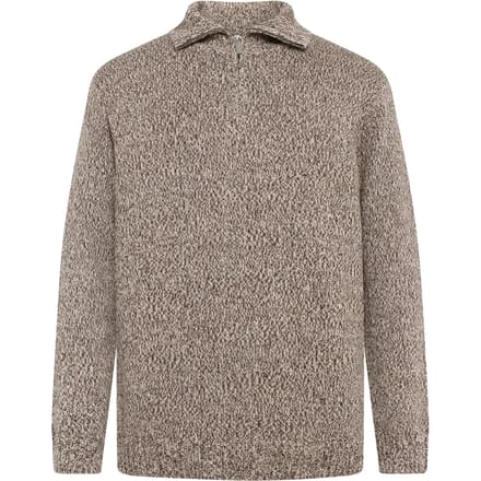 Pull kwart rits KnowledgeCotton Apparel