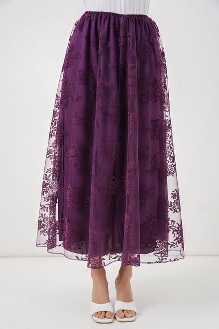 Bloemen Hoge Taille Maxi Rok
