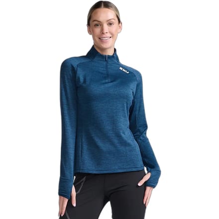 Damestrui met lange mouwen en 1/4 rits 2XU Ignition
