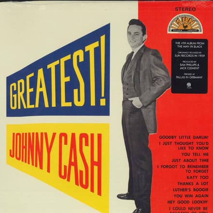 LP Plaat JOHNNY CASH - Greatest! ORGM2079 Sun, ORG Music 2017 US Folk