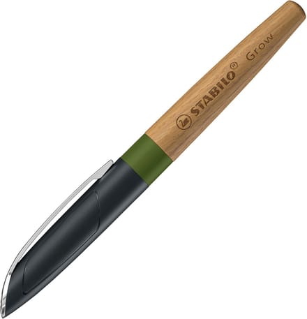 Vulpen STABILO Grow medium mosgroen/eiken | 3 stuks