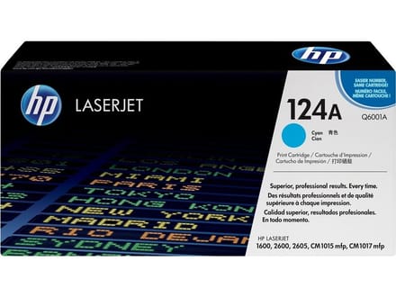HP 124A - Tonercartridge - Origineel - Standaard Capaciteit - Cyaan