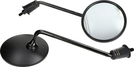 Spiegelset Mezoly mat zwart Sym Fiddle, Sym Tonik