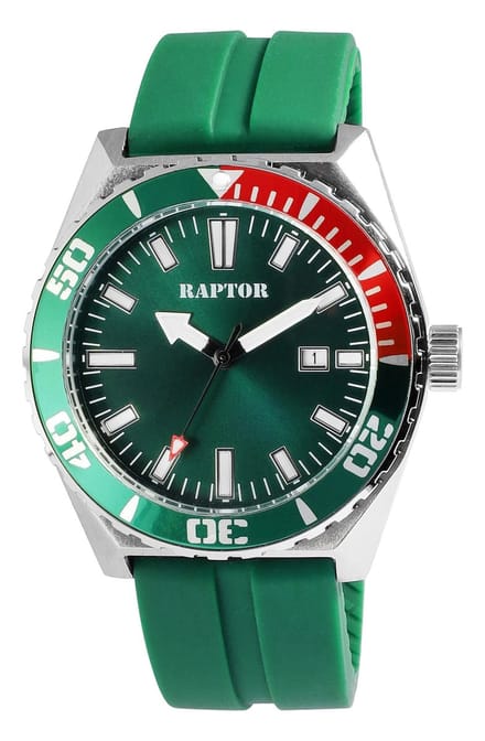 Raptor herenhorloge siliconen Jett, 5 ATM