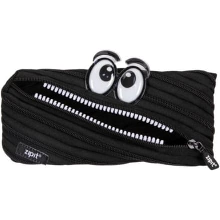Zipit monster etui, formaat 22 x 10 cm., kleur zwart