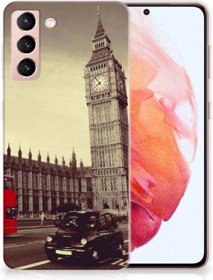 Samsung Galaxy S21 Siliconen Back Cover Londen